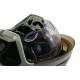 NVX CASQUE F1XF, COULEUR CLASSIC / COULEURS JAUNE FUO ET MÉTAL NC EN443:2008