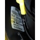 NVX CASQUE F1XF, COULEUR CLASSIC / COULEURS JAUNE FUO ET MÉTAL NC EN443:2008