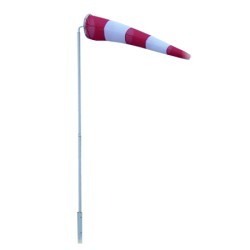 Mât simple 4 mètres + girouette diam 30