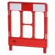 BARRIERE 4-GATED WORKGATE SYSTEM RED PANELS REFLECTIVE