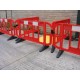 BARRIERE TITAN ROUGE ET NOIR DE CHANTIER 2 M