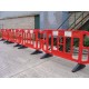 BARRIERE TITAN ROUGE ET NOIR DE CHANTIER 2 M
