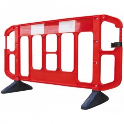 BARRIERE TITAN ROUGE ET NOIR DE CHANTIER 2 M
