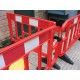 BARRIERE TITAN ROUGE ET NOIR DE CHANTIER 2 M