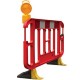 BARRIERE TITAN ROUGE ET NOIR DE CHANTIER 2 M
