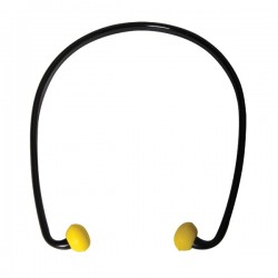 Bouchons PU mousse Soundstopper™ avec arceau noir SNR 21 dB