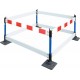BARRIERE A 4 PIEDS EN PLASTIQUE JSP