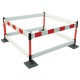 BARRIERE A 4 PIEDS EN PLASTIQUE JSP