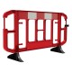 Titan® 2M Traffic Barrier Anti-Trip Black Feet - Red