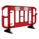 Titan® 2M Traffic Barrier Anti-Trip Black Feet - Red