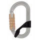 MOUSQUETON OK SCREW-LOCK NOIR