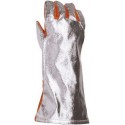 GANT 5 DOIGTS CUIR RHT DOS ALUMINISÉ 40 CM