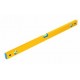 Niveau rectangulaire 3 fioles 80 cm 410g