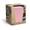 Feuilles HAZ MAT Triple épaisseur PIG - Chimique en carton distributeur