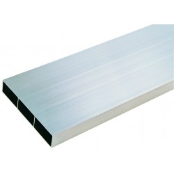REGLE ALUMINIUM RECTANGULAIRE 2 VOILES /L 6M