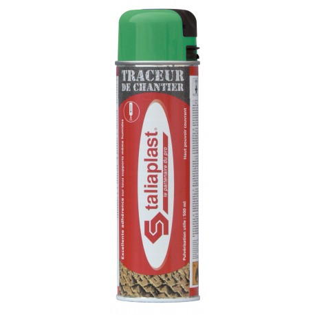 TRACEUR DE CHANTIER 500ML VERT FLUO