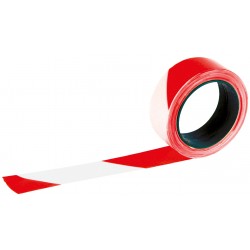 RUBAN "RUBAPLAST" ROUGE BLANC 100MX50MM