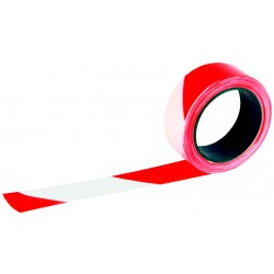 RUBAN "RUBAPLAST" ROUGE BLANC 100MX75MM