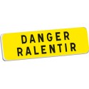 KM9 T1 900 JAUNE DANGER RALENTIR