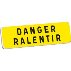 KM9 T1 700 JAUNE DANGER RALENTIR