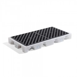 Plateforme de rétention modulaire - 2 fûts