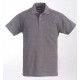 SAFARI Polo gris, 85% coton 15% viscose, 220g/m²