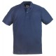 SAFARI Polo bleu, 100% coton, 220g/m²