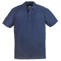 SAFARI Polo bleu, 100% coton, 220g/m²