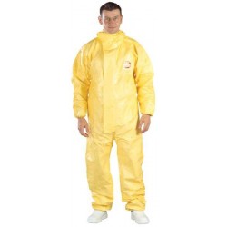 TYCHEM® C Combinaison anti-acide, avec cagoule, fermeture glissière, jaune