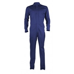 PARTNER Combinaison 100% coton, bleu royal, 280g/m²