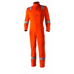 FUJI Combi. multirisque, 98% cot./2% antistat., orange, 350g/m²