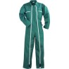 2 ZIPS Combinaison polycoton, vert, 245 g/m²