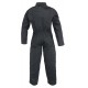 Combinaison 2 zips, coloris noir, zip noir, 245 g/m², sachet brochable
