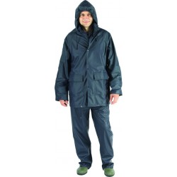 Ensemble pluie 300g/m² PU/PVC, marine