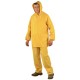 Ensemble de pluie PVC, jaune