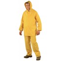 Ensemble de pluie PVC, jaune