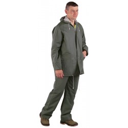 Ensemble de pluie PVC, vert