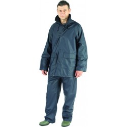 Ensemble de pluie PU, bleu