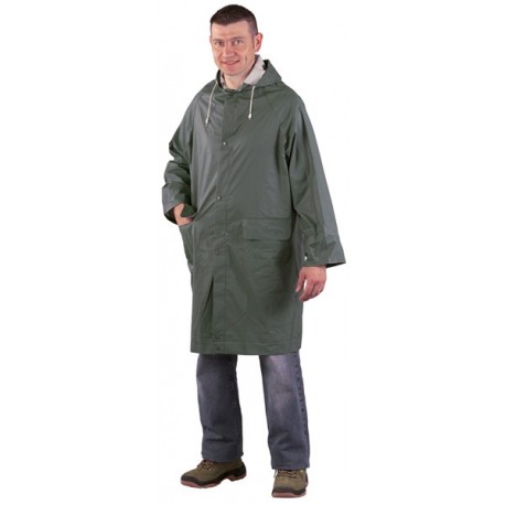 Parka de pluie PVC, vert