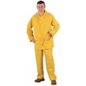 Ensemble de pluie PU, jaune