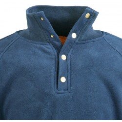 POLAIRE Pull polaire basic, marine, 340 g/m², sachet brochable