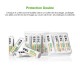 EBL 16pcs Piles AA Rechargeables 2800mAh Ni-MH avec Boîte de Stockage