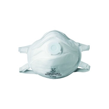 FFP3 NR D SL Masque Coque Valve PREMIUM (la boîte de 5 masques)