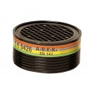 A1.B1.E1.K1 Filtre vap. org/inorg, gaz acide, ammoniaque (boîte de 8 filtres)