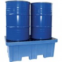 BAC DE RETENTION EN POLYETHYLENE POUR 2 FUTS