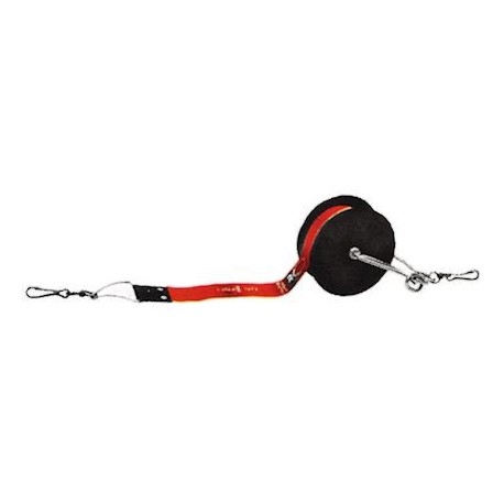 BOBINE RUBAN DE DELIMITATION ROUGE 20M