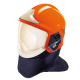 NVX CASQUE F1XF, COULEUR CLASSIC / COULEURS JAUNE FUO ET MÉTAL NC EN443:2008