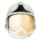 NVX CASQUE F1XF, COULEUR CLASSIC / COULEURS JAUNE FUO ET MÉTAL NC EN443:2008