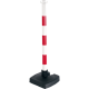 POTEAU BI-POSE 0,90M ROUGE/BLANC