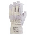 CROÛTE VACHETTE SUPÉRIEURE Gants docker blanc